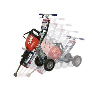 Breekhamer 16 kg 230 V op trolley voor vloer Breekhamer 16 kg 230 V op trolley voor vloer